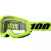 Dětské brýle 100% strata2 yellow fluo clear lens