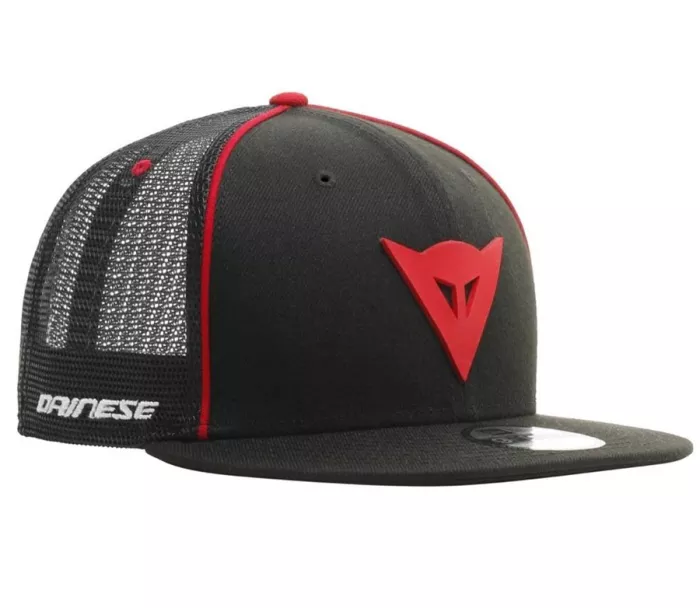 Dainese 9Fifty Trucker kšiltovka černá/červená