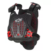Chránič hrudníku a zad 2025 Alpinestars A-5 Plasma protector black/red/white