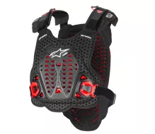 Chránič hrudníku a zad 2025 Alpinestars A-5 Plasma protector black/red/white