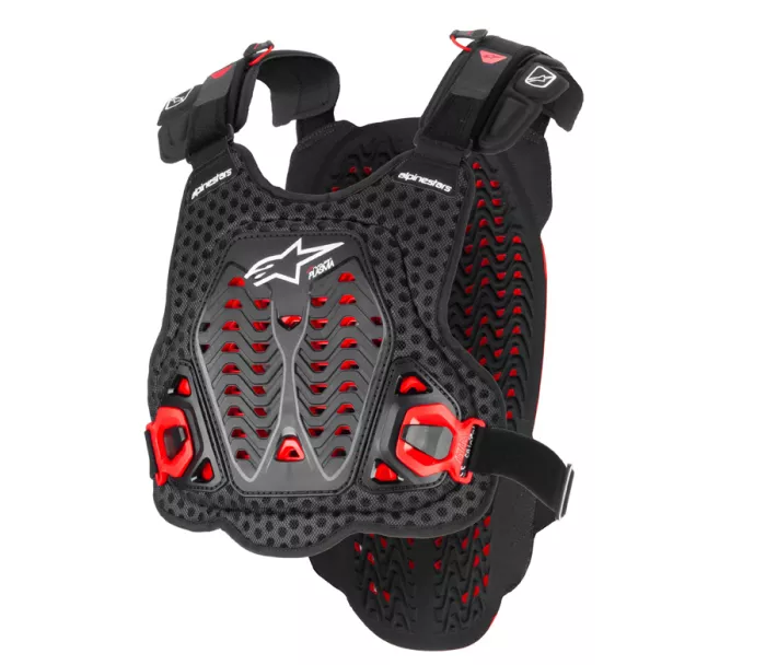 Chránič hrudníku a zad 2025 Alpinestars A-5 Plasma protector black/red/white