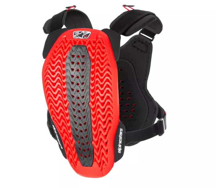 Chránič hrudníku a zad 2025 Alpinestars A-5 Plasma protector black/red/white