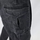 Pánské kalhoty na moto Trilobite Acid Scrambler doublelayer AAA black