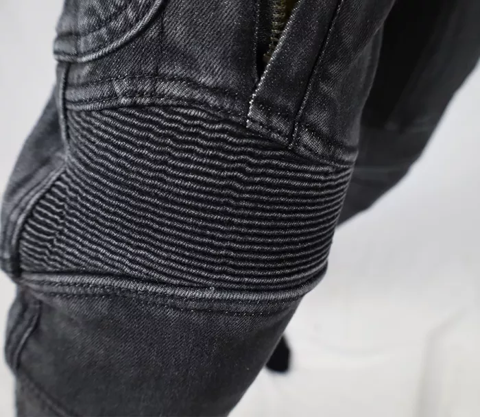 Pánské kalhoty na moto Trilobite Acid Scrambler doublelayer AAA black