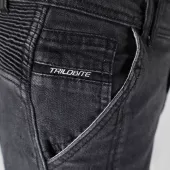 Pánské kalhoty na moto Trilobite Acid Scrambler doublelayer AAA black