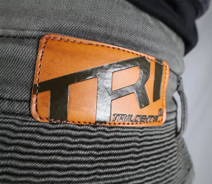 Pánské džíny na moto Trilobite Acid Scrambler doublelayer AAA grey