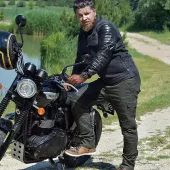 Pánské kalhoty Trilobite Acid Scrambler doublelayer AAA khaki