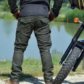 Pánské kalhoty Trilobite Acid Scrambler doublelayer AAA khaki