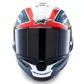 Helma na moto 2025 Alpinestars Supertech R10 Pedro Acosta Le blue/red/white matt