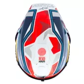 Helma na moto 2025 Alpinestars Supertech R10 Pedro Acosta Le blue/red/white matt