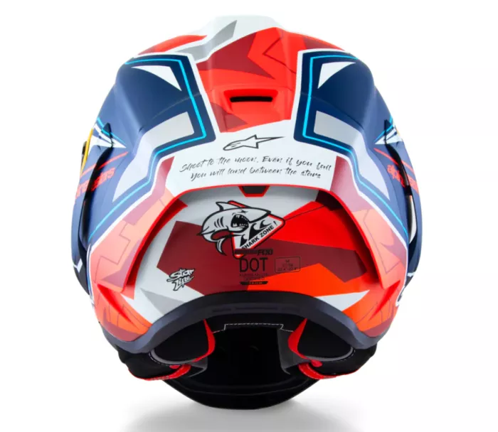 Helma na moto 2025 Alpinestars Supertech R10 Pedro Acosta Le blue/red/white matt