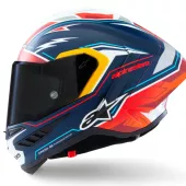 Helma na moto 2025 Alpinestars Supertech R10 Pedro Acosta Le blue/red/white matt