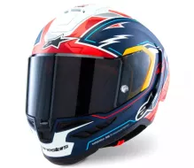 Helma na moto 2025 Alpinestars Supertech R10 Pedro Acosta Le blue/red/white matt