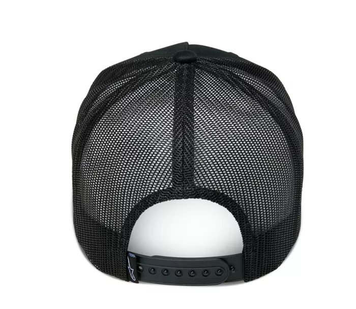 Kšiltovka 2025 Alpinestars Ageless Trucker OS black/black