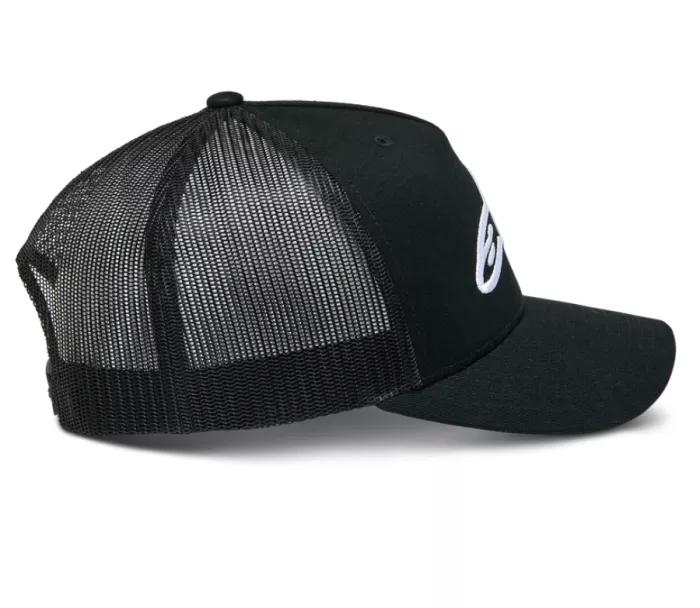 Kšiltovka 2025 Alpinestars Ageless Trucker OS black/black