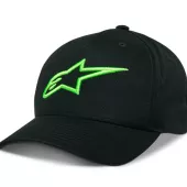 Kšiltovka 2025 Alpinestars Ageless Snapback black/green
