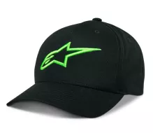 Kšiltovka 2025 Alpinestars Ageless Snapback black/green