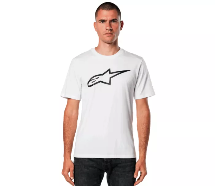 Pánské tričko 2025 Alpinestars Agelles 2.0 white/black