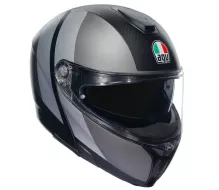 Helma na moto AGV SPORTMODULAR MULTI MPLK OVERLAY MATT DOUBLE GREY