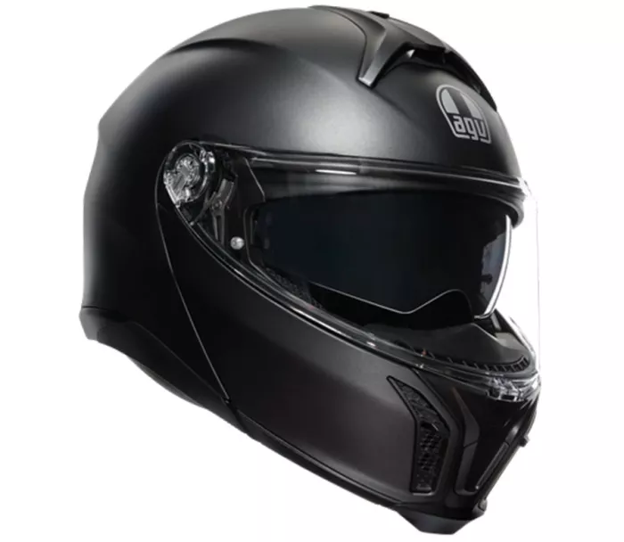Helma na moto AGV TOURMODULAR SOLID MPLK MATT BLACK