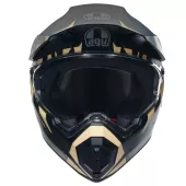 Helma na moto AGV AX9 MPLK E2206 STEPPA MATT CARBON/GREY/SAND