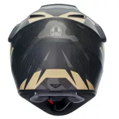 Helma na moto AGV AX9 MPLK E2206 STEPPA MATT CARBON/GREY/SAND