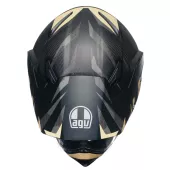 Helma na moto AGV AX9 MPLK E2206 STEPPA MATT CARBON/GREY/SAND