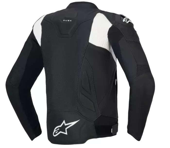 Kožená bunda 2025 Alpinestars Dusk Airflow black/white