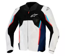 Bunda na moto 2026 Alpinestars AST V3 Air silver/deep blue/bright red