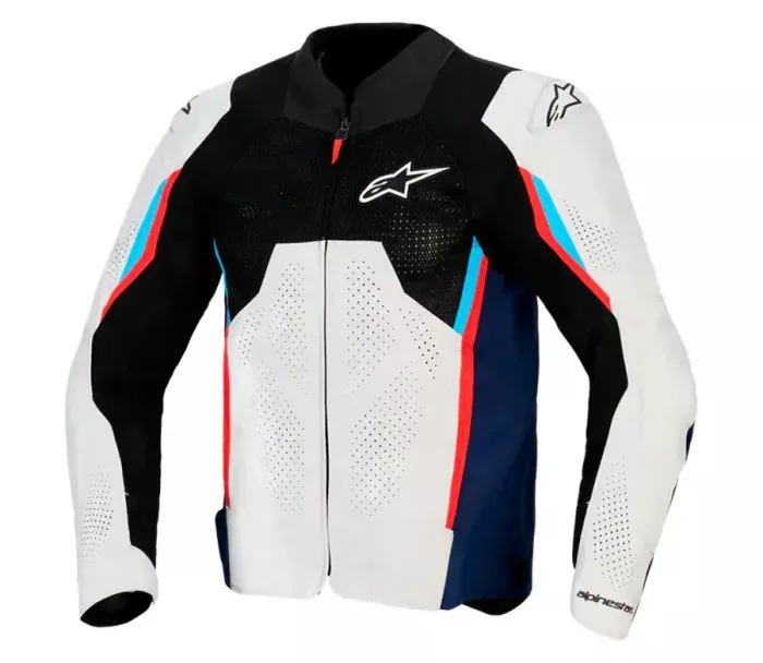 Bunda na moto 2026 Alpinestars AST V3 Air silver/deep blue/bright red