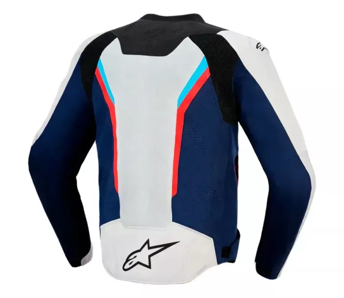 Bunda na moto 2026 Alpinestars AST V3 Air silver/deep blue/bright red
