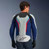 Bunda na moto 2026 Alpinestars AST V3 Air silver/deep blue/bright red