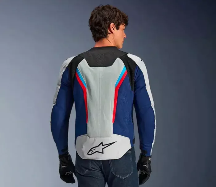 Bunda na moto 2026 Alpinestars AST V3 Air silver/deep blue/bright red