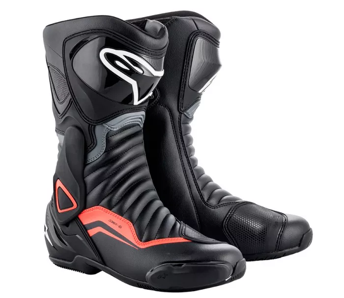 Boty na motorku Alpinestars SMX-6 V2 black/grey/red fluo