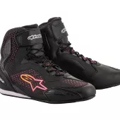 Dámské boty na moto Alpinestars Stella Faster-3 Rideknit black/yellow/pink