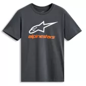 Tričko 2025 Alpinestars Always 2.0 charcoal/white/orange