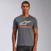 Tričko 2025 Alpinestars Always 2.0 charcoal/white/orange