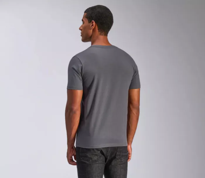 Tričko 2025 Alpinestars Always 2.0 charcoal/white/orange