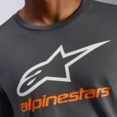 Tričko 2025 Alpinestars Always 2.0 charcoal/white/orange