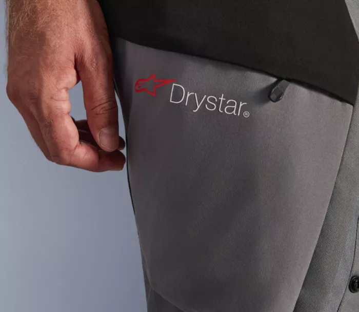 Kalhoty na moto Alpinestars Andes V4 Drystar black/dark grey