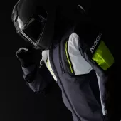 Pánská bunda Macna Angle 2.0 light grey/fluo yellow