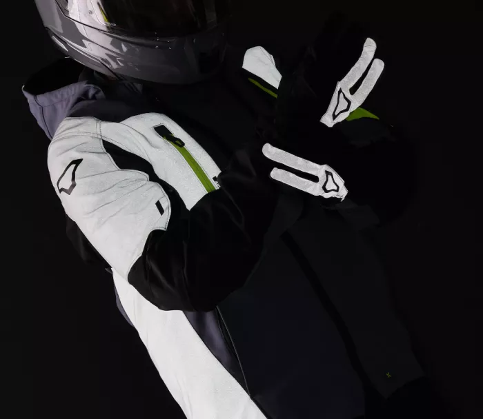 Pánská bunda Macna Angle 2.0 light grey/fluo yellow