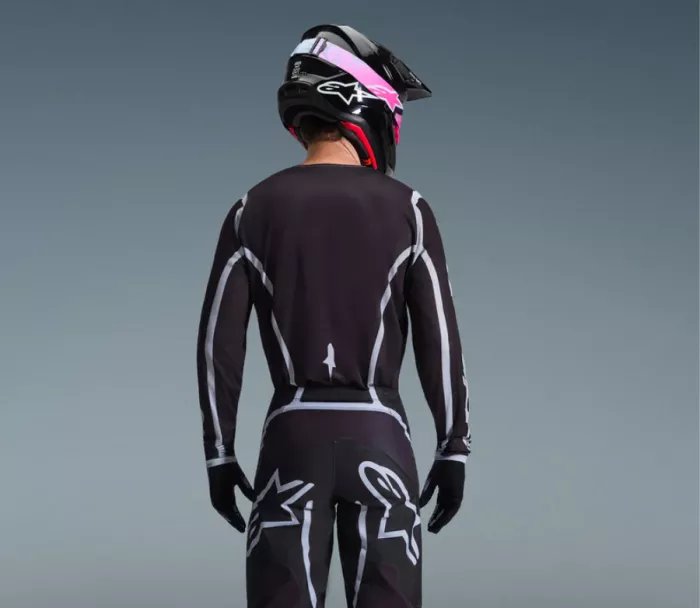 Dres na motokros 2026 Alpinestars Fluid Apex black/grey