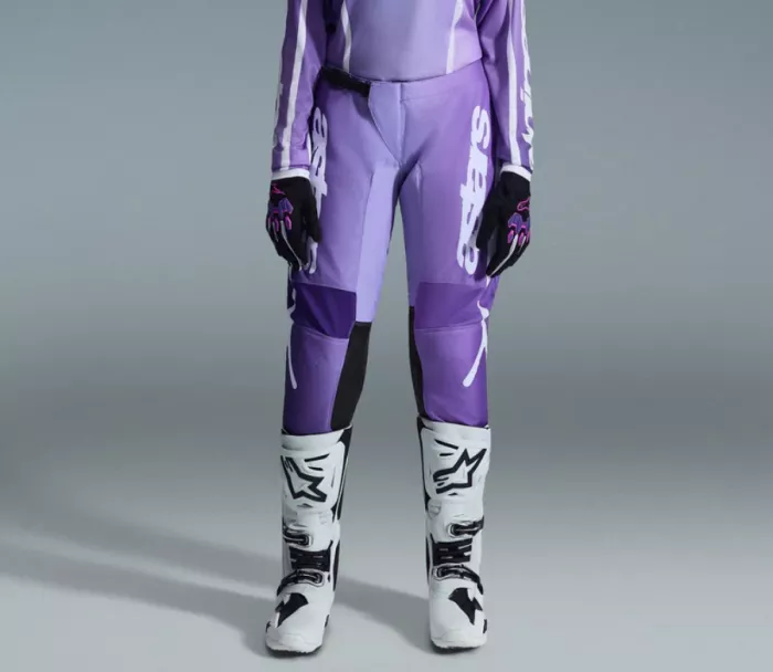 Dámské kalhoty 2026 Alpinestars Fluid Apex violet/white