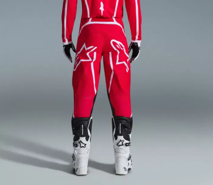 Kalhoty na motokros 2026 Alpinestars Fluid Apex red/white