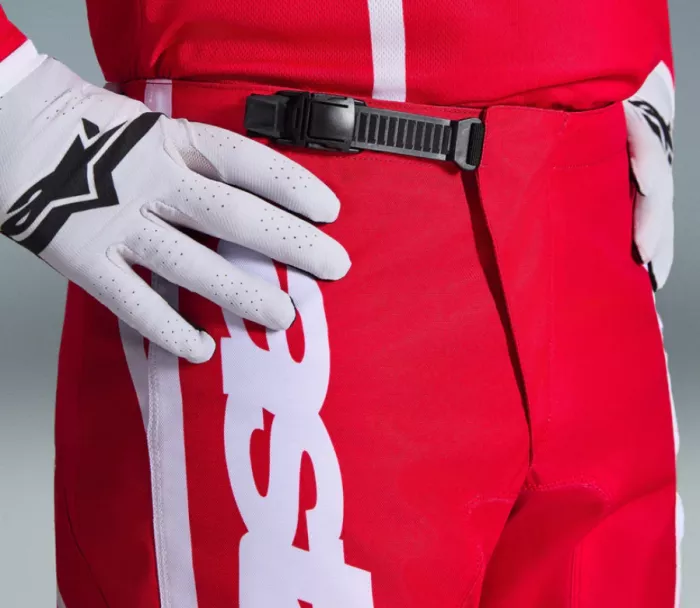 Kalhoty na motokros 2026 Alpinestars Fluid Apex red/white