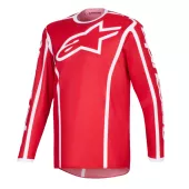 Motokrosový dres 2026 Alpinestars Fluid Apex red/white