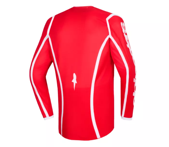 Motokrosový dres 2026 Alpinestars Fluid Apex red/white