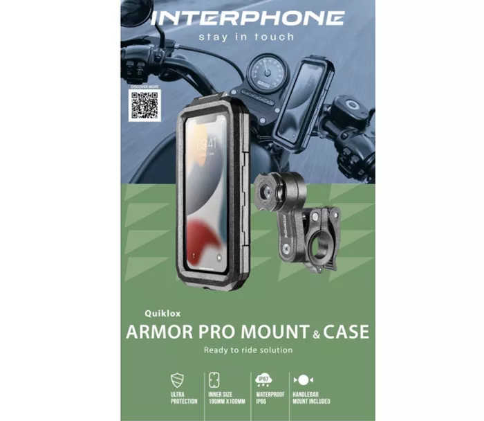 Univerzální voděodolné pouzdro na mobilní telefony Interphone Armor