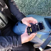 Dámská bunda na moto Nazran Cavell Tech-Air black/grey/fluo